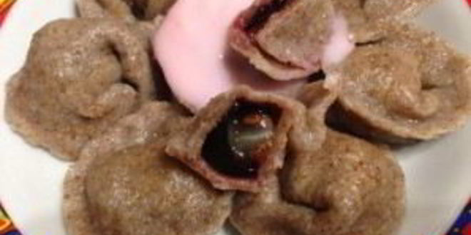 Рецепт пп-пельменей с виноградом