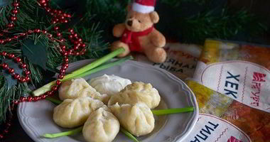 Рецепт Рыбных пельменей Елочки