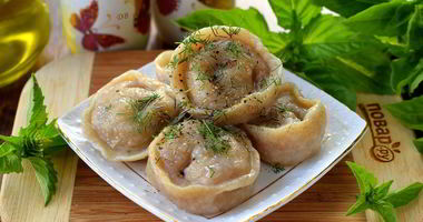 Рецепт Вегетарианских пельменей с кабачками