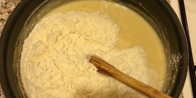 Рецепт заварного тест на пельмени