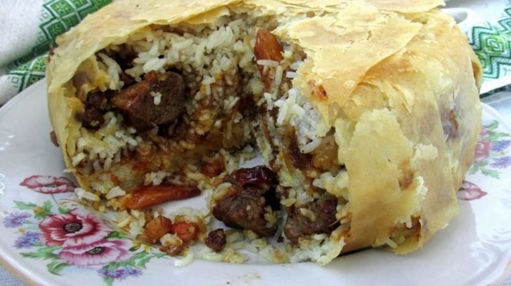 Как приготовить азербайджанский плов шах в лаваше