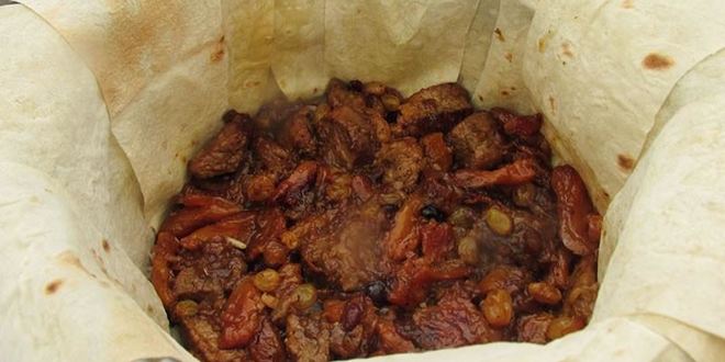 Рецепт азербайджанского плова шах в лаваше