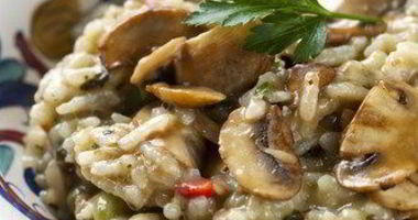 Рецепт Грибного плова с каштанами и шалфеем