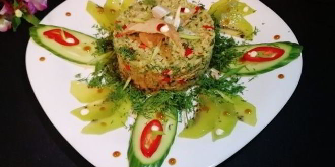 Рецепт легкого плова из тунца и булгура