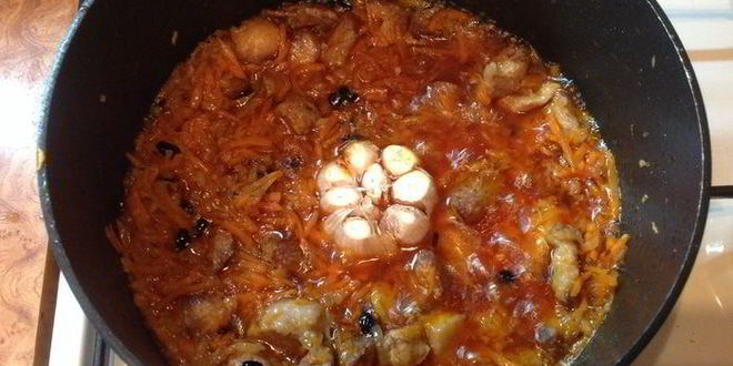 Рецепт макаронного плова