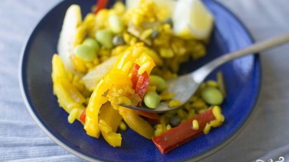 Как приготовить паэлью вегетарианскую