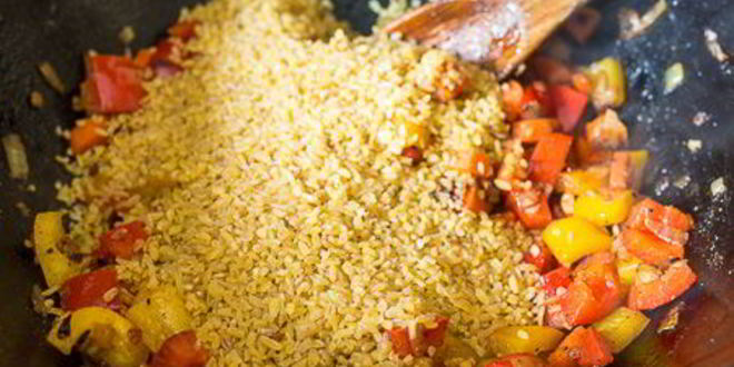 Рецепт пилава из булгура с овощами