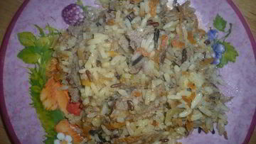 Рецепт Плова 4 риса с фаршем из индейки