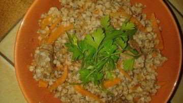 Рецепт Плова из гречки в мультиварке