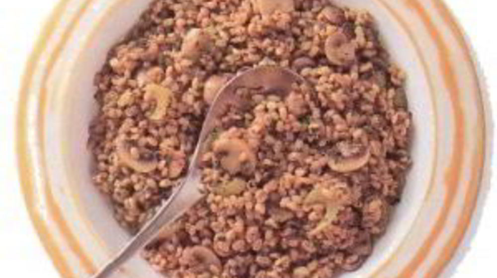 Как приготовить плов из ячменя с грибами