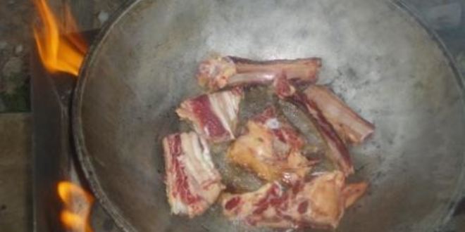 Рецепт плова казан-мангал