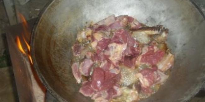 Рецепт плова казан-мангал