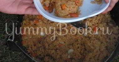 Рецепт Плова на костре