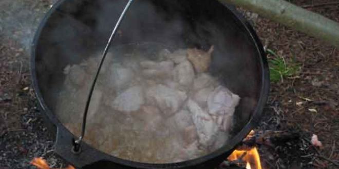 Рецепт плова на костре