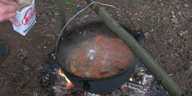 Рецепт плова на костре