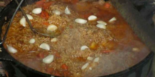 Рецепт плова на костре