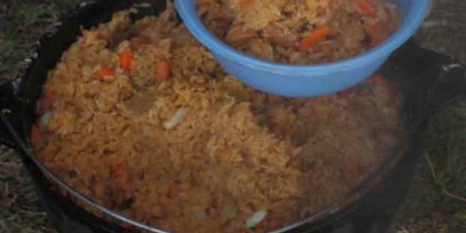 Рецепт плова на костре