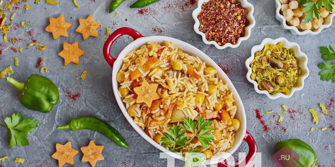 Рецепт плова на сковороде