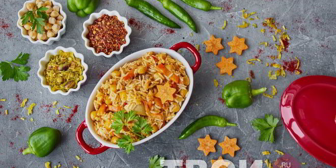 Рецепт плова на сковороде