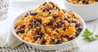 Рецепт Плова с фасолью и тыквой