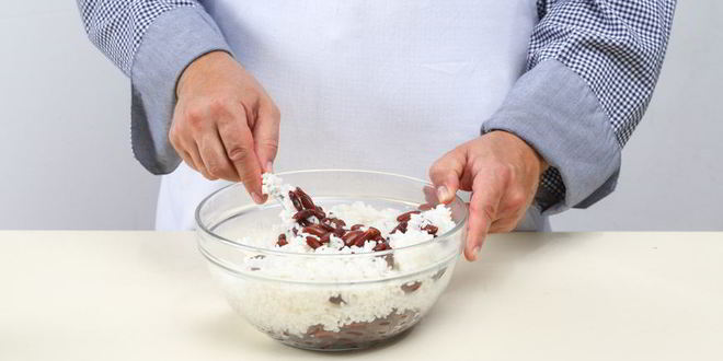 Рецепт плова с фасолью и тыквой