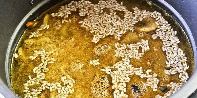 Рецепт плова с грибами