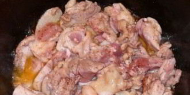 Рецепт плова с курицей и сухофруктами