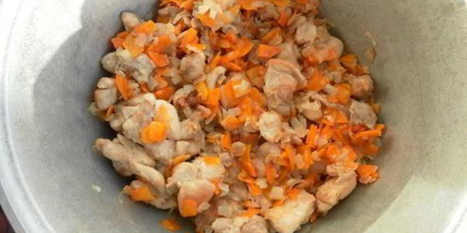 Рецепт плова с курицей