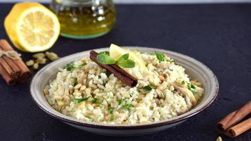 Рецепт Плова с лимоном и кедровыми орешками