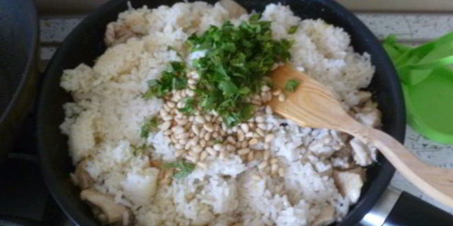 Рецепт плова с лимоном и кедровыми орешками