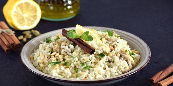 Рецепт плова с лимоном и кедровыми орешками