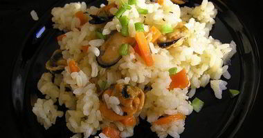 Рецепт Плова с мидиями и шалфеем