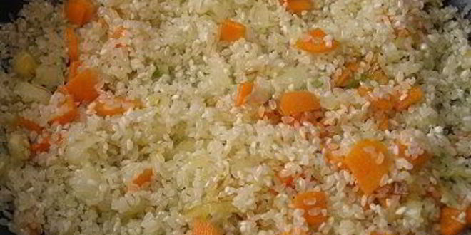 Рецепт плова с мидиями и шалфеем