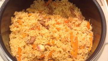 Рецепт Плова с мясом в мультиварке