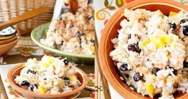 Рецепт Плова с тыквой и фруктами