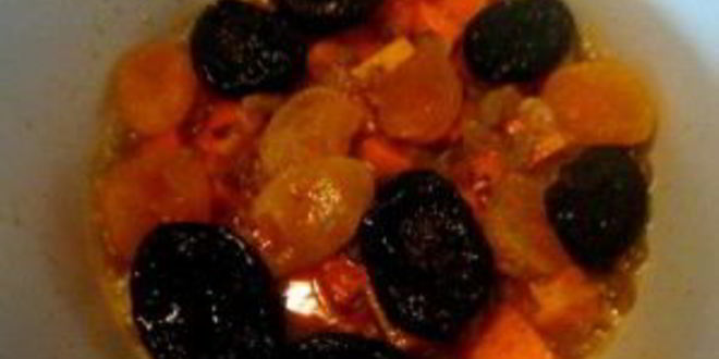 Рецепт плова с тыквой и сухофруктами