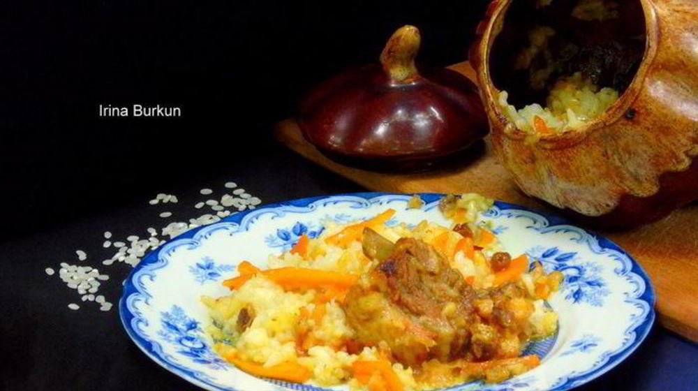 Как приготовить плов в горшке