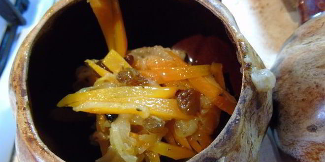 Рецепт плова в горшке