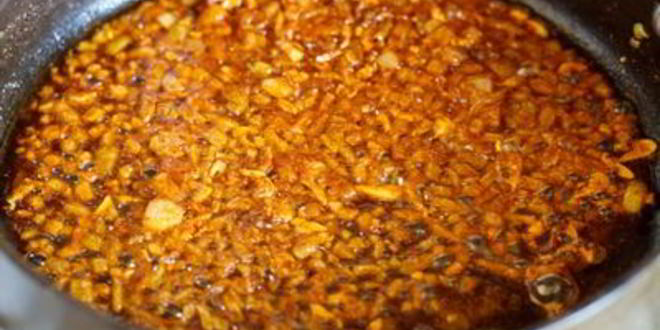 Рецепт пряного пилава с курицей и вялеными томатами