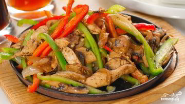 Рецепт Фрикасе из курицы с перцем