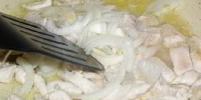 Рецепт фрикасе из курицы с шампиньонами