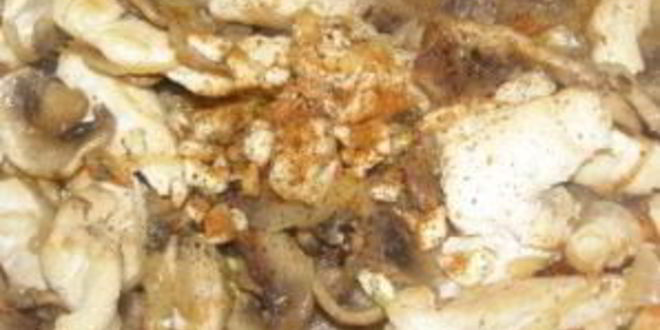 Рецепт фрикасе из курицы с шампиньонами