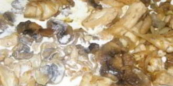 Рецепт фрикасе из курицы с шампиньонами