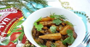 Рецепт Мясного рагу с овощами по-перуански