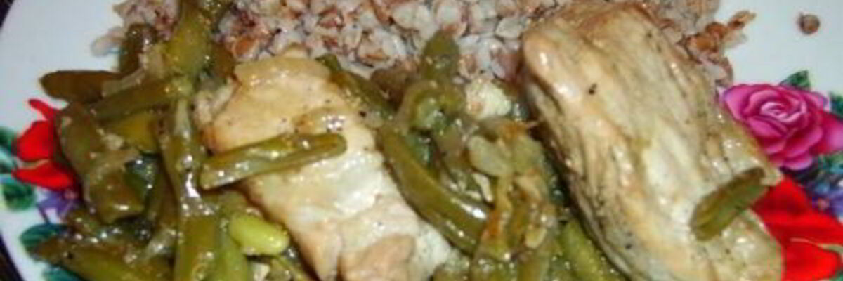 Рецепт Мясного рагу со спаржевой фасолью