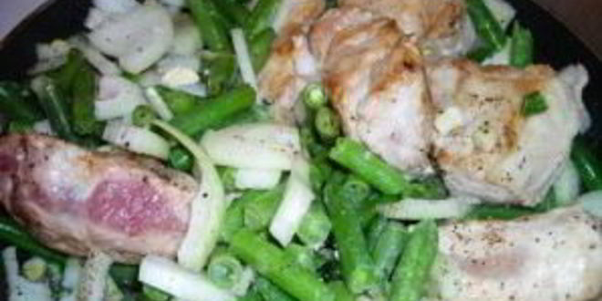 Рецепт мясного рагу со спаржевой фасолью