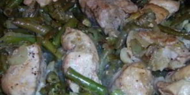 Рецепт мясного рагу со спаржевой фасолью