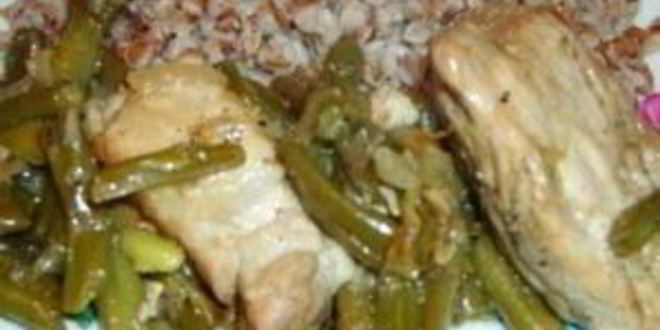 Рецепт мясного рагу со спаржевой фасолью