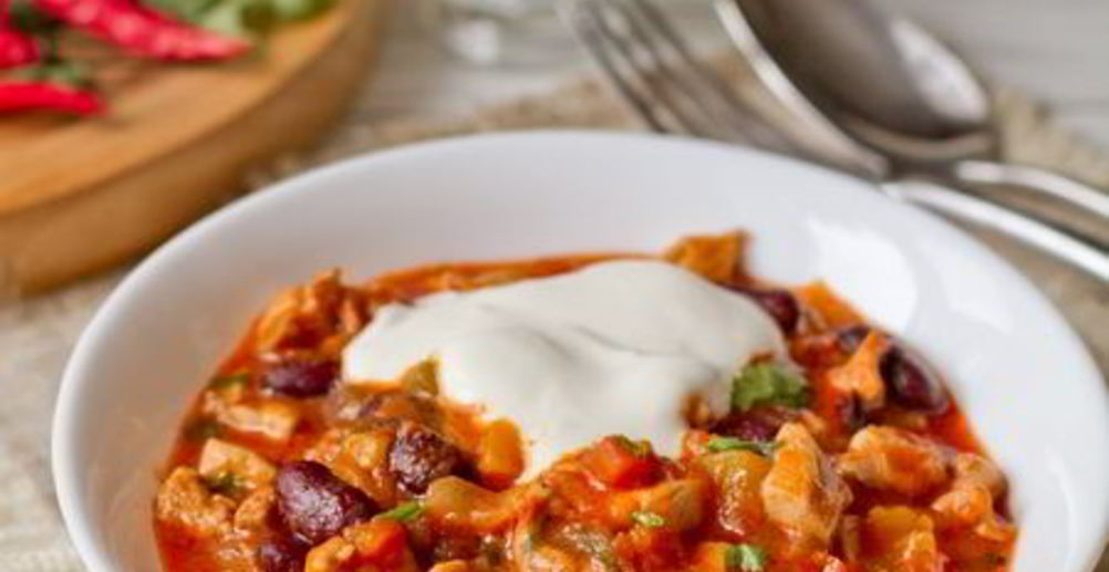 Рецепт рагу из курицы в сметане