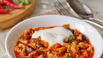 Рецепт Острого рагу из курицы с тыквой